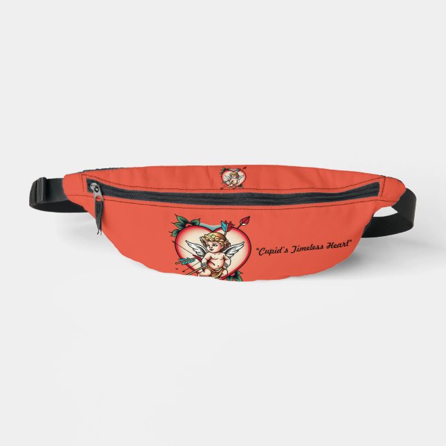 "Cupid’s Timeless Heart" Fanny Pack (Front)