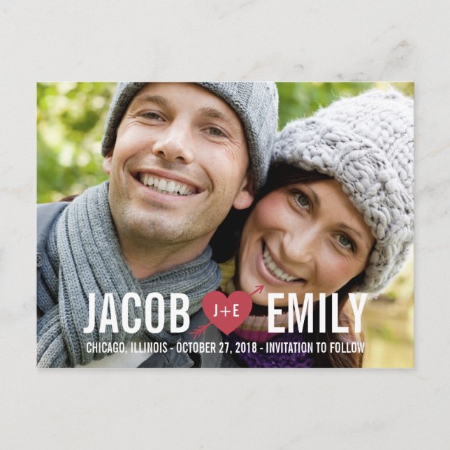 CUPID Save The Date Postcard (Front)