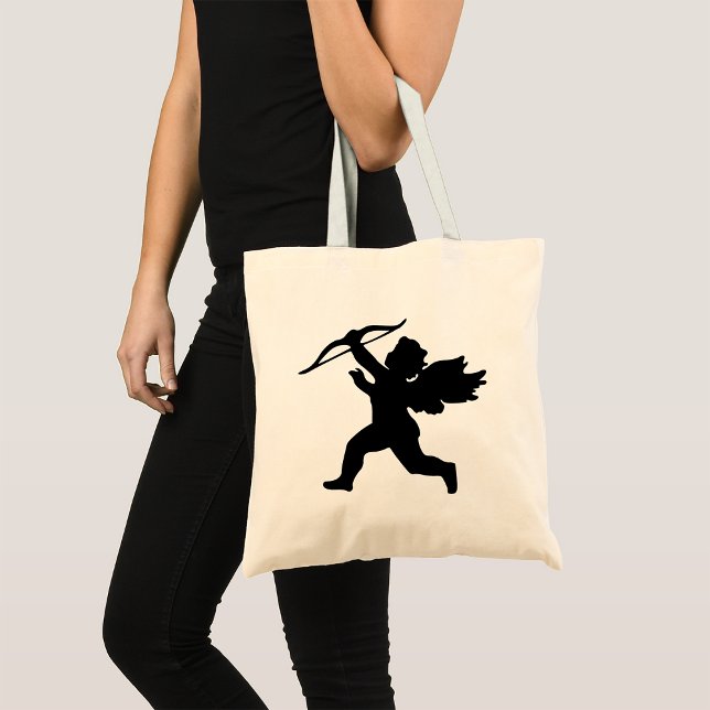 Cupid Silhouette Tote Bag (Creator Uploaded)
