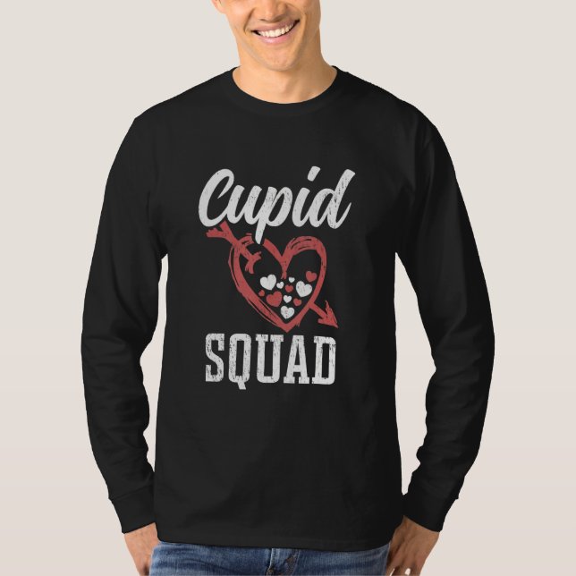 Cupid Squad  Velentines Day T-Shirt (Front)
