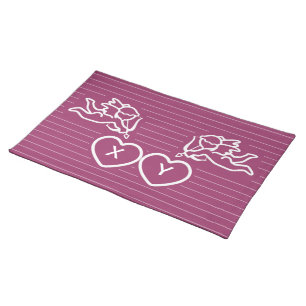 CUPID STRIKES custom placemats