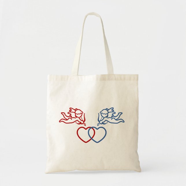 Cupid Strikes TWICE custom bag – choose style (Front)