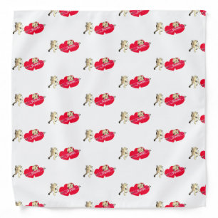 Cupid Valentine Hearts Bandana