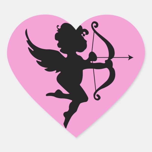Cupid Valentine Sticker (Front)