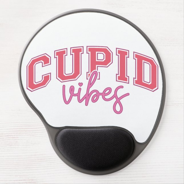 Cupid Vibes Gel Mouse Pad (Front)
