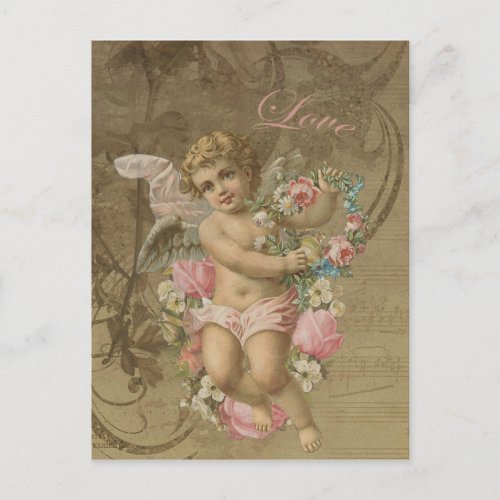 Cupid _ Vintage Postcard