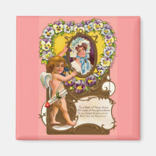 Cupid Vintage Valentine’s Day Magnet