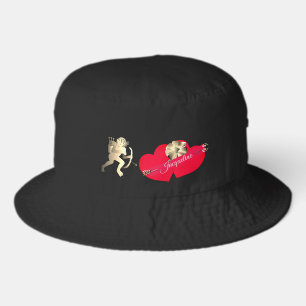 Cupid w/Hearts  Bucket Hat
