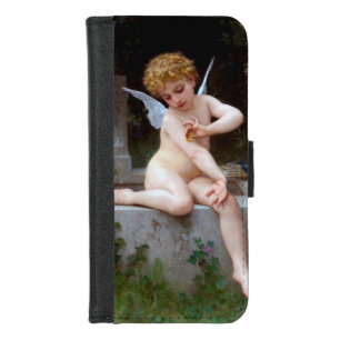 Cupid with a Butterfly, Bouguereau iPhone 8/7 Wallet Case