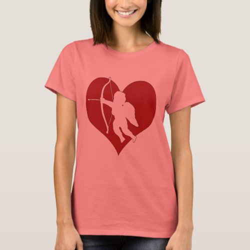 Cupid Within a Heart T_Shirt