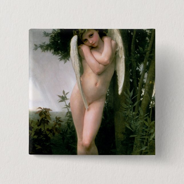 Cupidon, 1891 pinback button (Front)