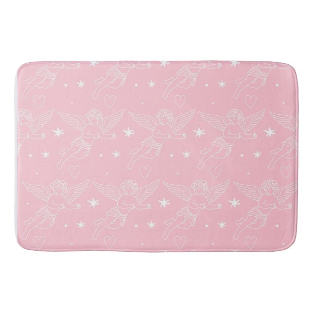 Cupidon  pattern bath mat (Front)
