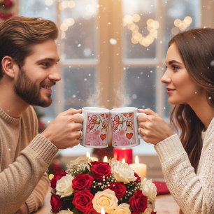 Cupid's Arrow Lovers' Valentine Mug Set