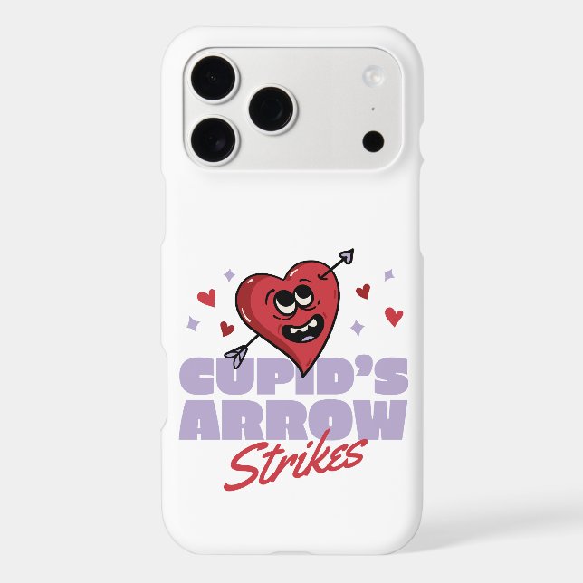 CUPID'S ARROW STRIKES iPhone CASE (Back)