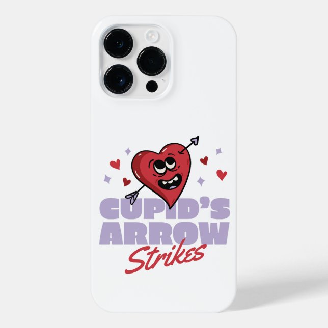 CUPID'S ARROW STRIKES iPhone CASE (Back)