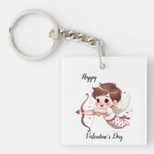 Cupid's Arrow Valentine's Day Keychain