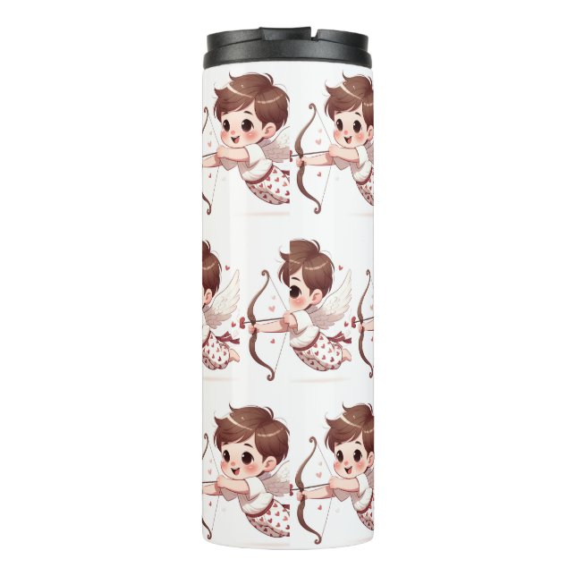 Cupid's Arrow Valentine's   Thermal Tumbler (Back)
