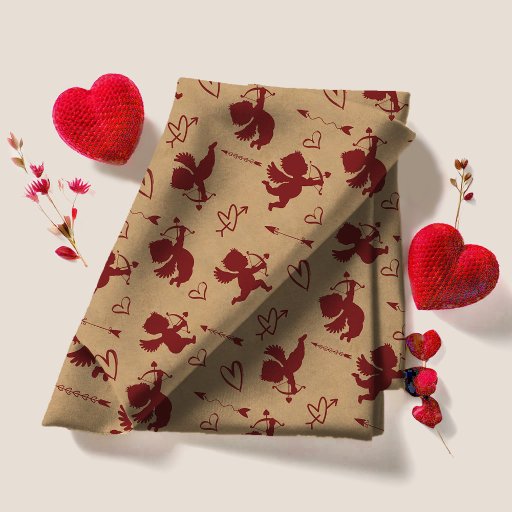 Cupids Arrows and Hearts ID630 Fabric