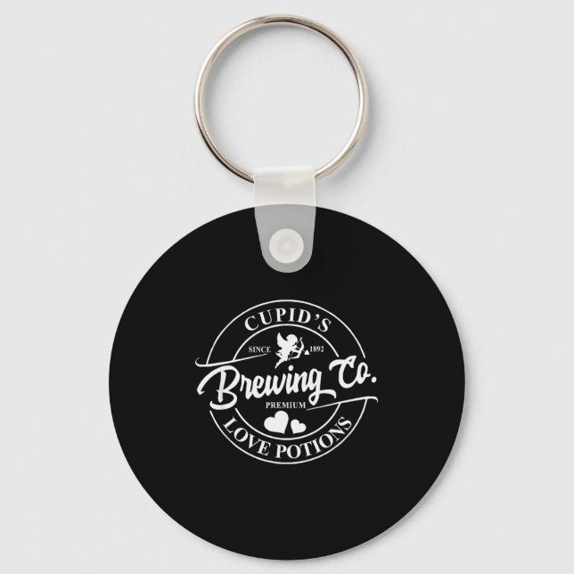 Cupids Brewing Co Premium Love Potions Valentine C Keychain (Front)