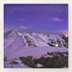 Cupid's Celestial View Glass Coaster