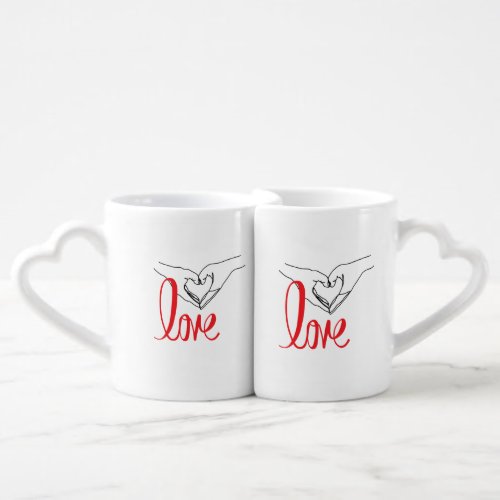 Cupids Cup Sharing Love in Every Sip Heartfelt Coffee Mug Set
