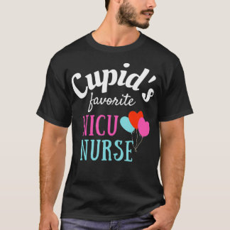 Cupid's Favorite NICU Nurse Valentine's Day Gift T-Shirt