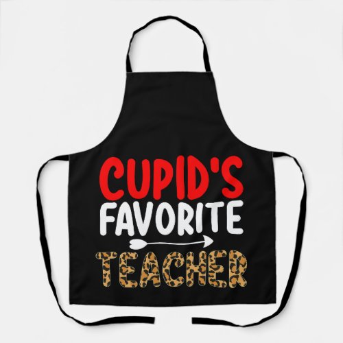 Cupids Favorite Teacher School Valentines Day Apron