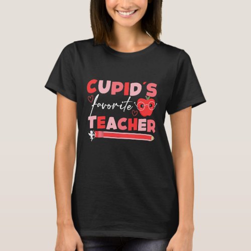 Cupids favorite Teacher valentine day  T_Shirt