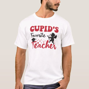 Cupid's Favorite Teacher, Valentine's Day teacher T-Shirt