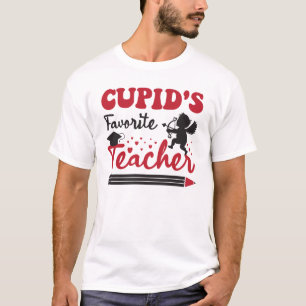 Cupid's Favorite Teacher, Valentine's Day Teacher T-Shirt