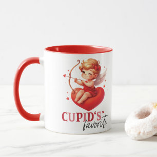 Cupid's Favorite Valentine Day Mug