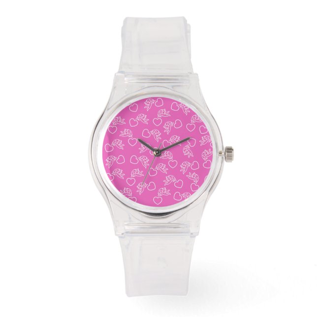 Cupids & Hearts custom color watches (Front)