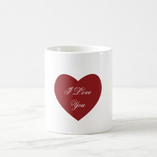 Cupids Hearts Magic Love Mug - I Love You Revealed