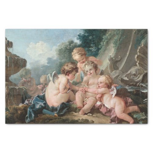 Cupids in Conspiracy by Francois Boucher Tissue Paper