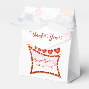 Cupid's Little Secret Valentine Baby Shower Favor Boxes