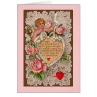 Cupid's Poem Card