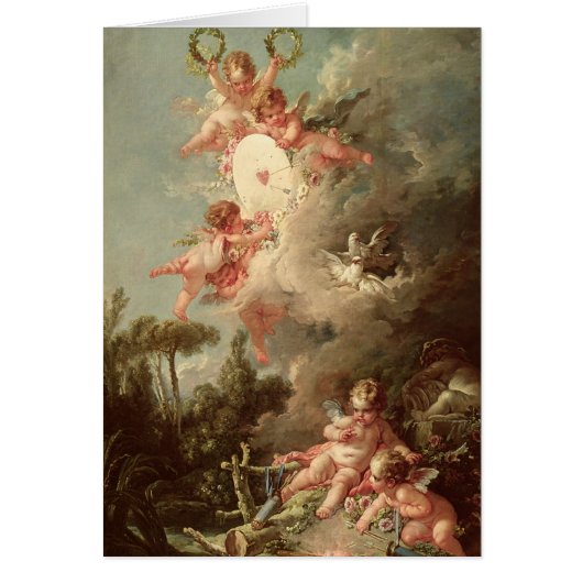 Cupid's Target, from 'Les Amours des Dieux' Cards (Front)