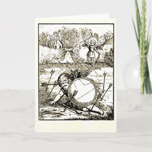Cupid's Triumph Holiday Card