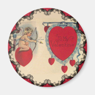 Cupids Valentine Message Magnet