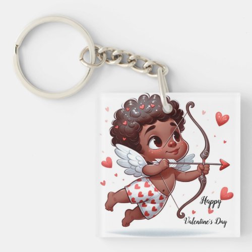 Cupids Valentines Day Keychain