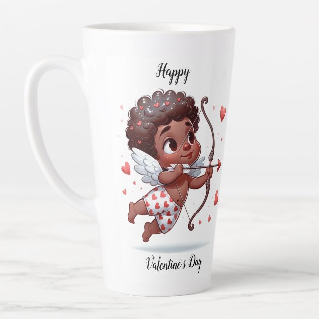 Cupid's Valentine's   Latte Mug (Left)