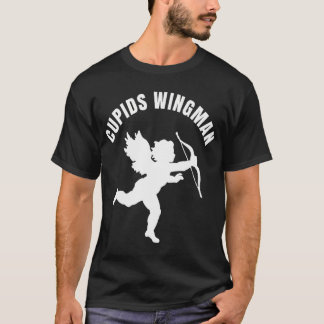 Cupids Wingman Funny Valentines Day Cupid Shirt