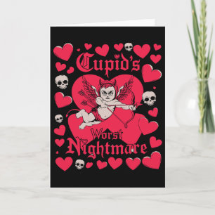 Cupid's Worst Scary Night Anti Valentine Day  Card