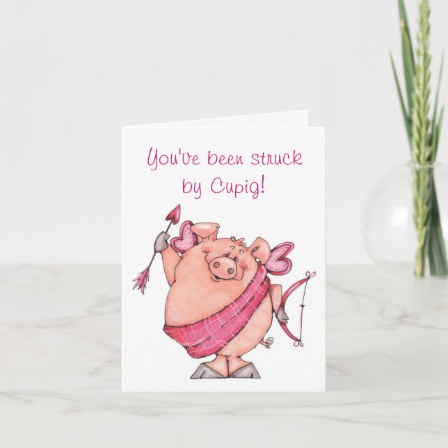 Cupig - Valentine Card (Front)