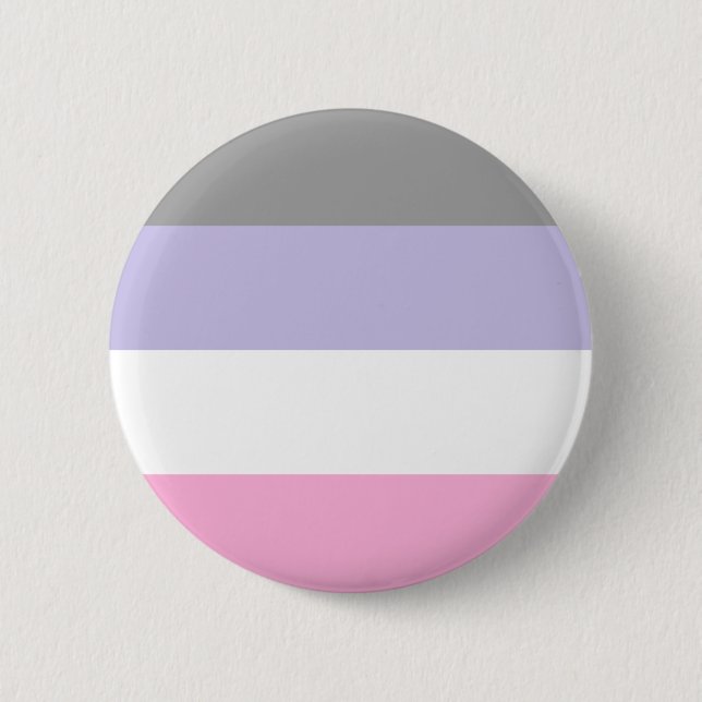 Cupioromantic Pride Flag  Button (Front)