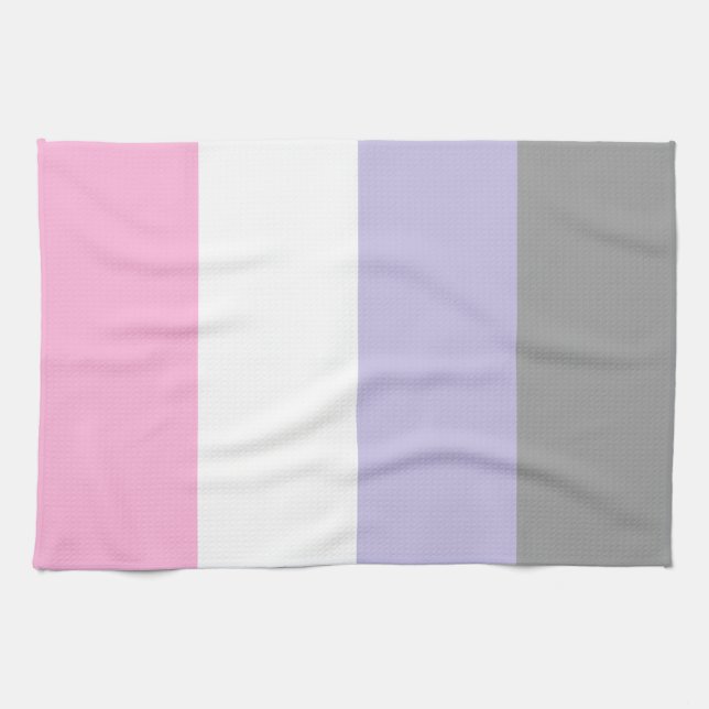 Cupioromantic Pride Flag Kitchen Towel (Horizontal)