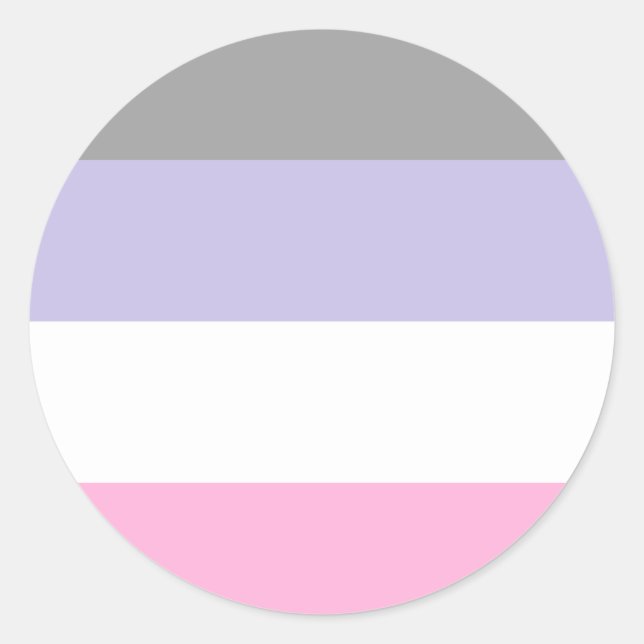 Cupiosexual Pride Flag Classic Round Sticker (Front)