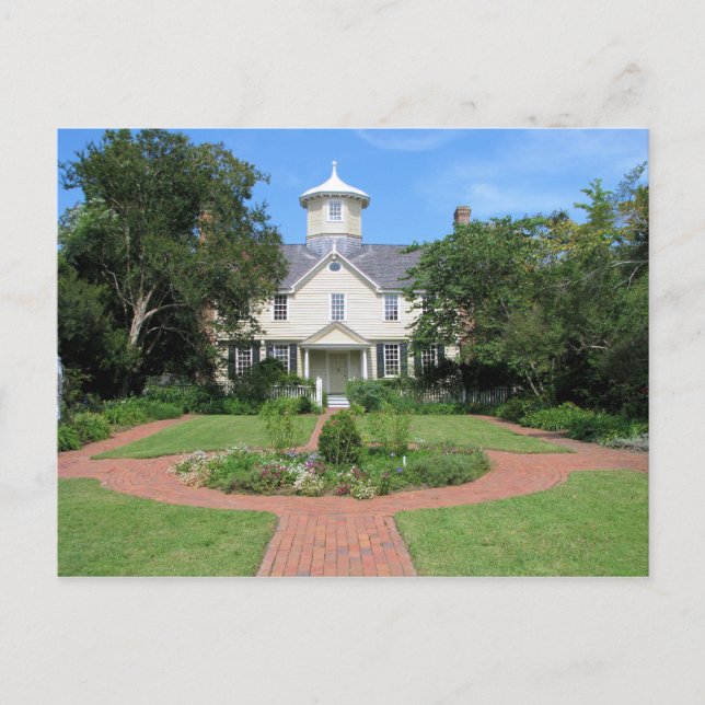 Cupola House, Edenton NC Postcard (Front)