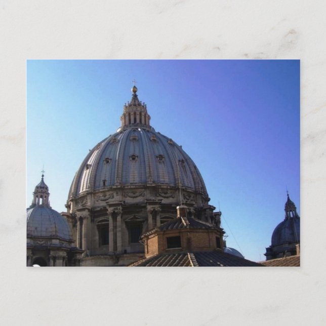Cupola of St. Peters church - Postcard (Front)