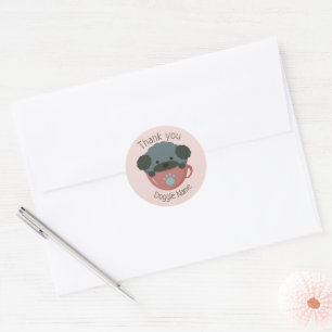 Cupoodle Classic Round Sticker